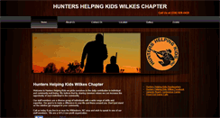 Desktop Screenshot of huntershelpingkidswilkes.com